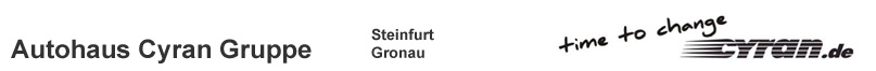 Autohaus Cyran Gruppe - Steinfurt und Gronau